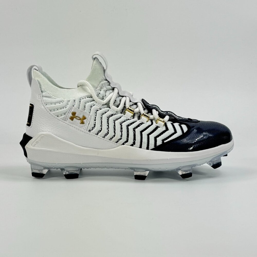 Under Armour Harper 9 Pro TPU 'White Metallic Gold' 3027444-102 Baseball Multi S